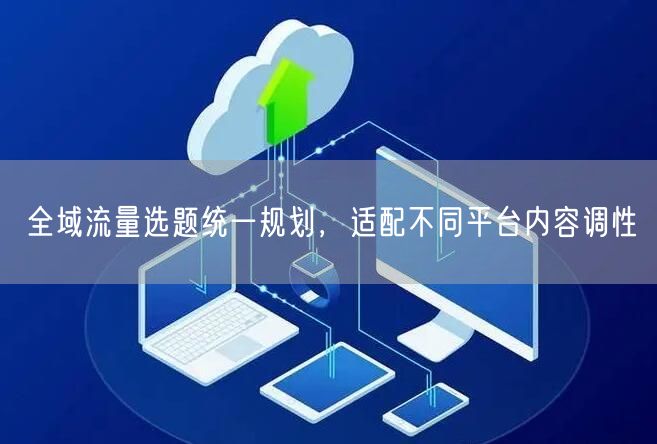 全域流量选题统一规划，适配不同平台内容调性