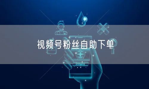 视频号粉丝自助下单