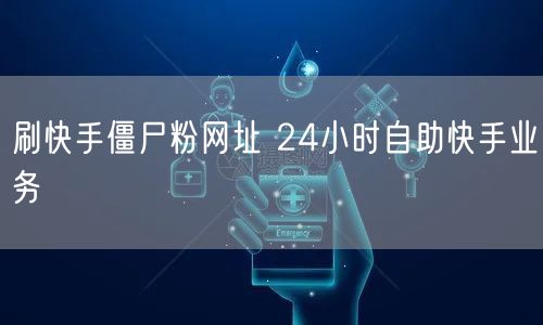 刷快手僵尸粉网址 24小时自助快手业务