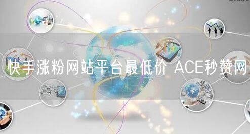 快手涨粉网站平台最低价 ACE秒赞网