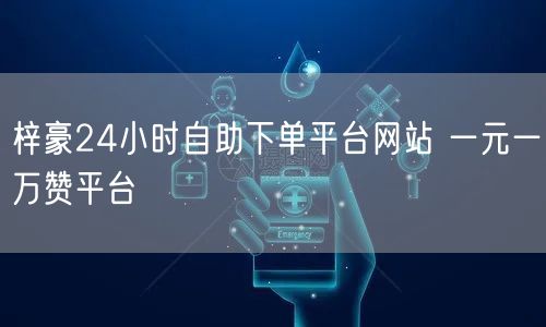 梓豪24小时自助下单平台网站 一元一万赞平台