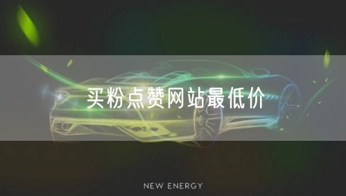 买粉点赞网站最低价