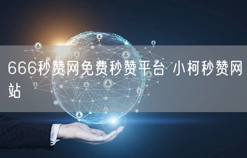 666秒赞网免费秒赞平台 小柯秒赞网站