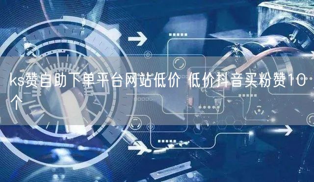 ks赞自助下单平台网站低价 低价抖音买粉赞10个