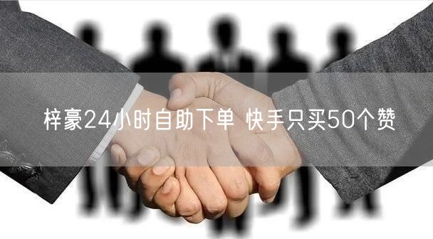 梓豪24小时自助下单 快手只买50个赞