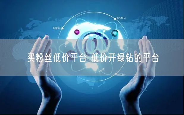 买粉丝低价平台 低价开绿钻的平台