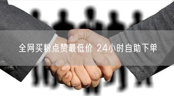全网买粉点赞最低价 24小时自助下单