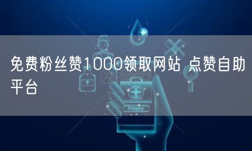 免费粉丝赞1000领取网站 点赞自助平台
